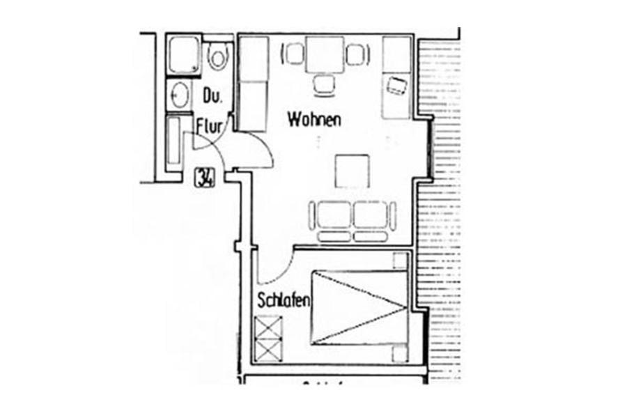 Haus Bielefeld Ferienwohnung 34 Нордерней Экстерьер фото